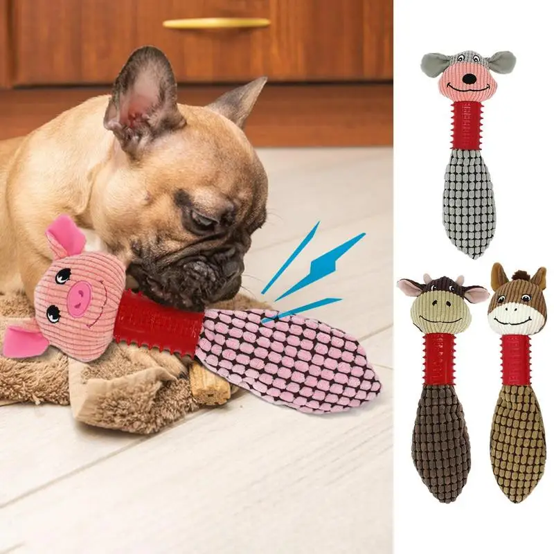 

Chew Toys For Dogs Cute & Durable Squeaky Dog Toys Interactive Dog Toys For Small And Medium Dogs Dog Enrichment Toys Reduce