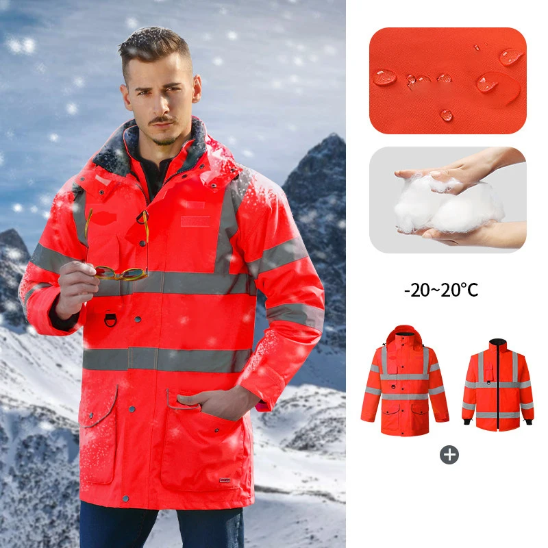 Erwachsene Hohe Sichtbarkeit Reflektierende Regenmantel Straße Verkehrs  Rettungs Regenmantel Uniform Mantel Jacke Reiten Reflektierende Kleidung -  AliExpress