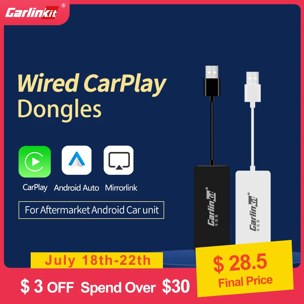 Carlinkit REPRODUCTOR Multimedia para coche, dispositivo con Android