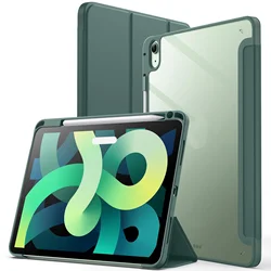 Green Trifold Stand Tablet Case with Pencil Holder and Auto Wake/Sleep Feature - iPad Air 13 2026 M4 (Green)