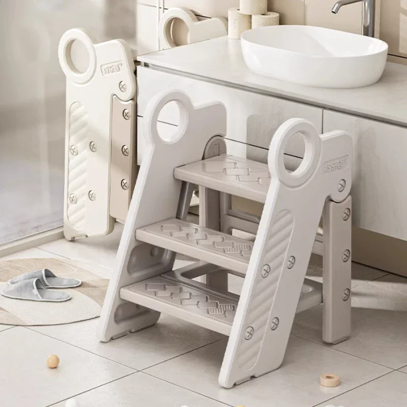 Children's Sink Step Stool Baby Heightening Footrest Mat Teeth Brushing and Washing Table Non-slip Ladder Multifunctional Step
