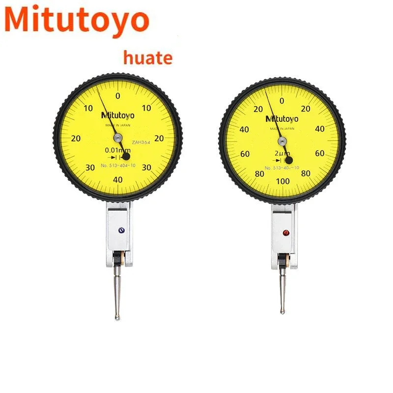 Tanie Mitutoyo Huate wskaźnik wybierania 513-404 analogowy czujnik zegarowy tabeli dokładność 0.01 zakres
