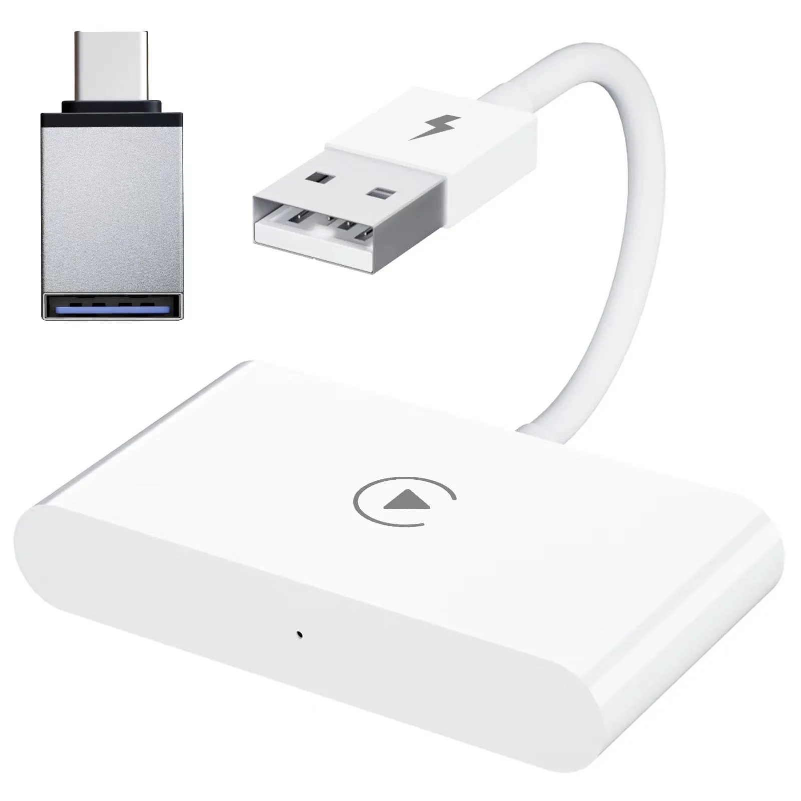 

Carplay Smart AI Box Wired to Wireless Adapter Car Adapter USB Mirroring Dongle Easy installation Wired Carplay Converter