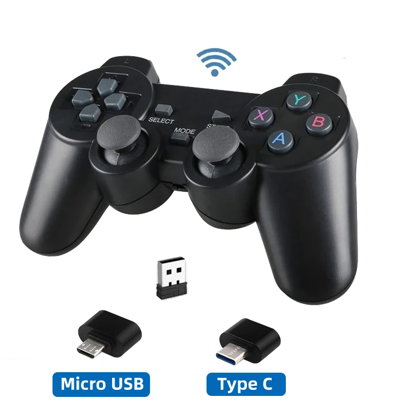 halfgeleider Carrière embargo Wireless Video Game Controller Tv Box | Wireless Gamepad Super Console 2.4g  - 2.4g - Aliexpress