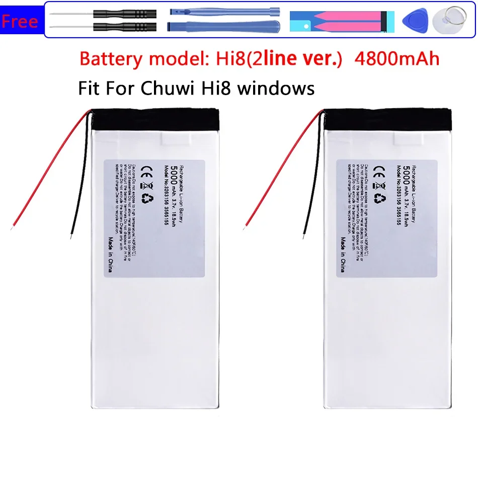 Batteria Hi 8 4800Mah Per Tablet Windows Chuwi Hi8 Da 8 "3263156 3565158 Bateira