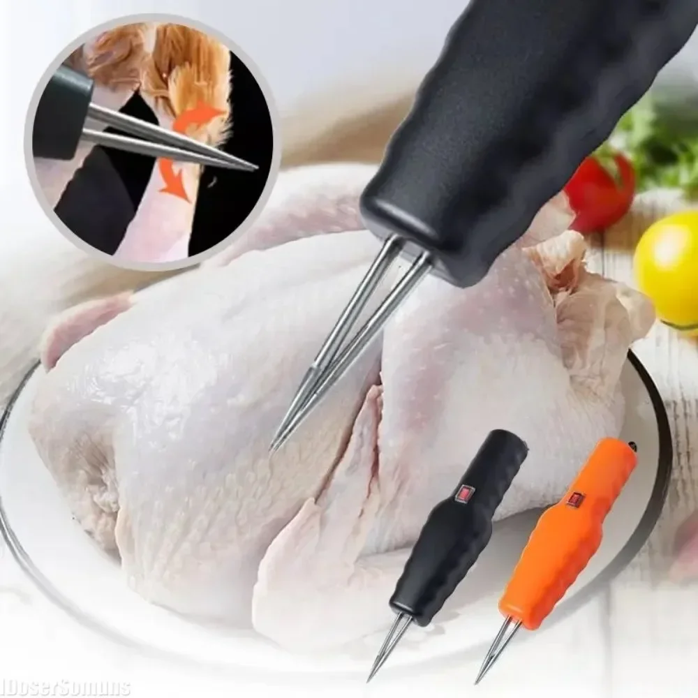 Electric Chicken Hair Plucker Machine Portable Automatic Poultry Short Hair Plucking Tool