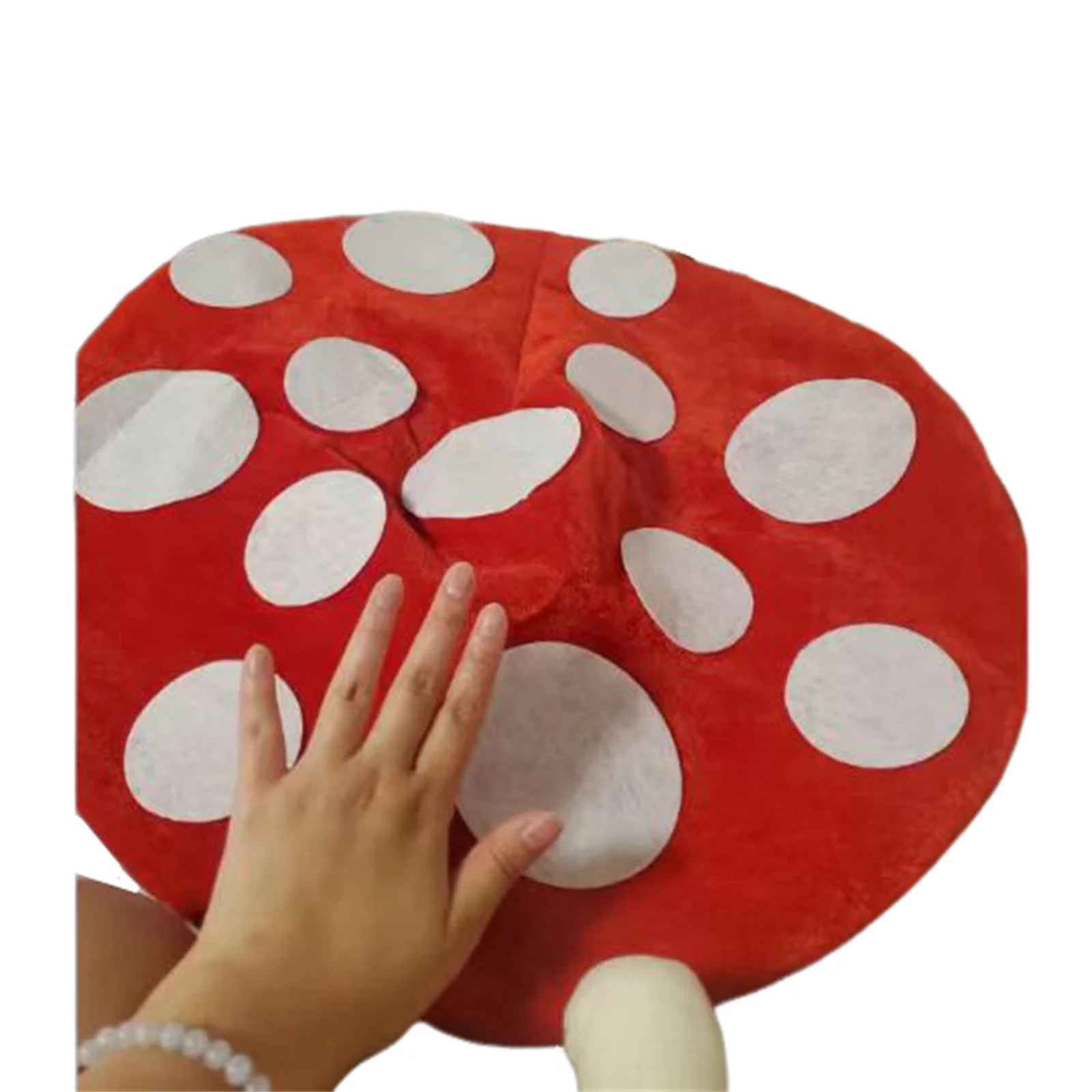 Mushroom Bud Hat Wool Beret Felt Hat Cap Head Cover for Masquerade for Halloween Adorkable Cartoon Headgear