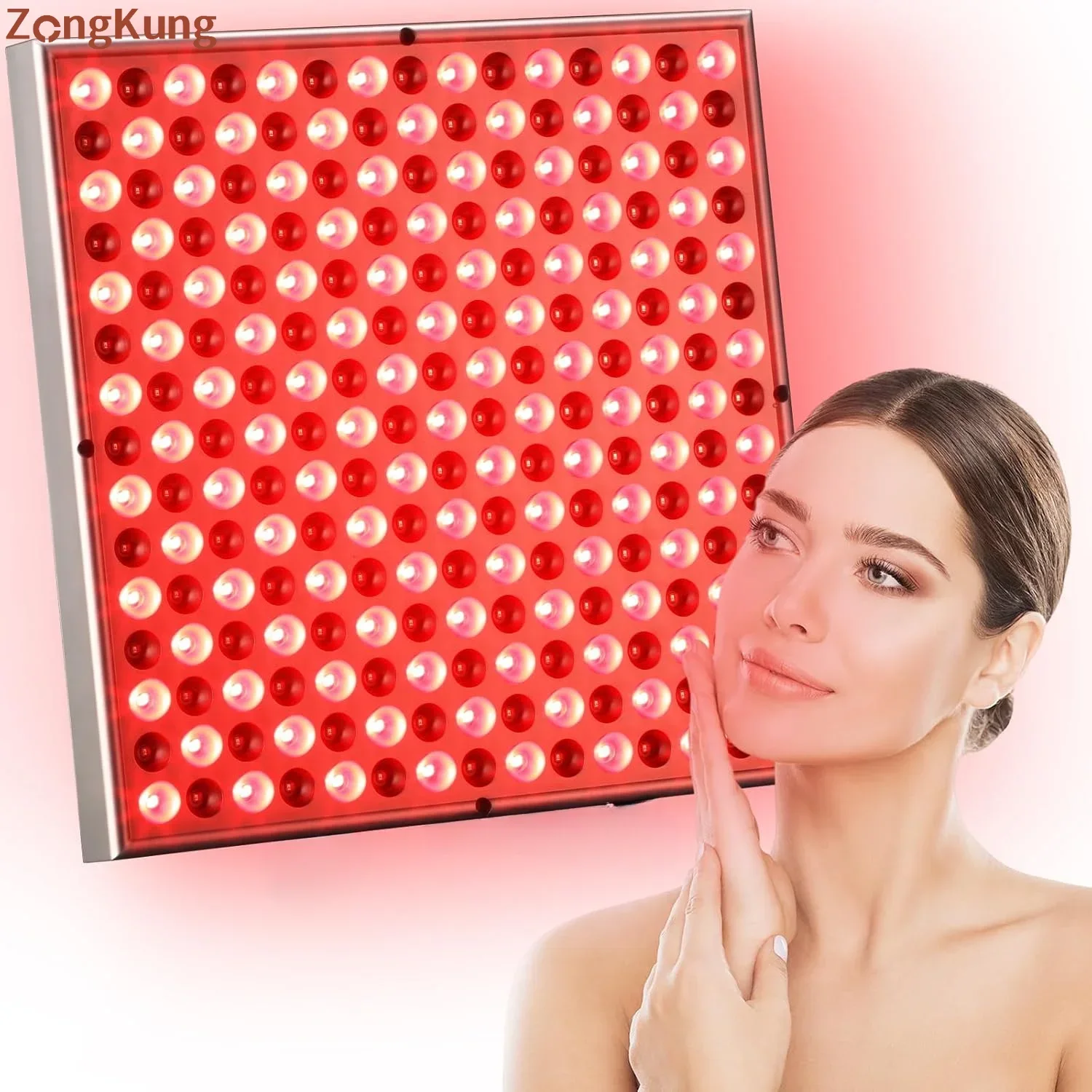 Red Light Therapy Panel 660&850 nm Infrared Light Combination Lamp Panel for Body Pain Relief Blood Circulation Skin Beauty Lamp