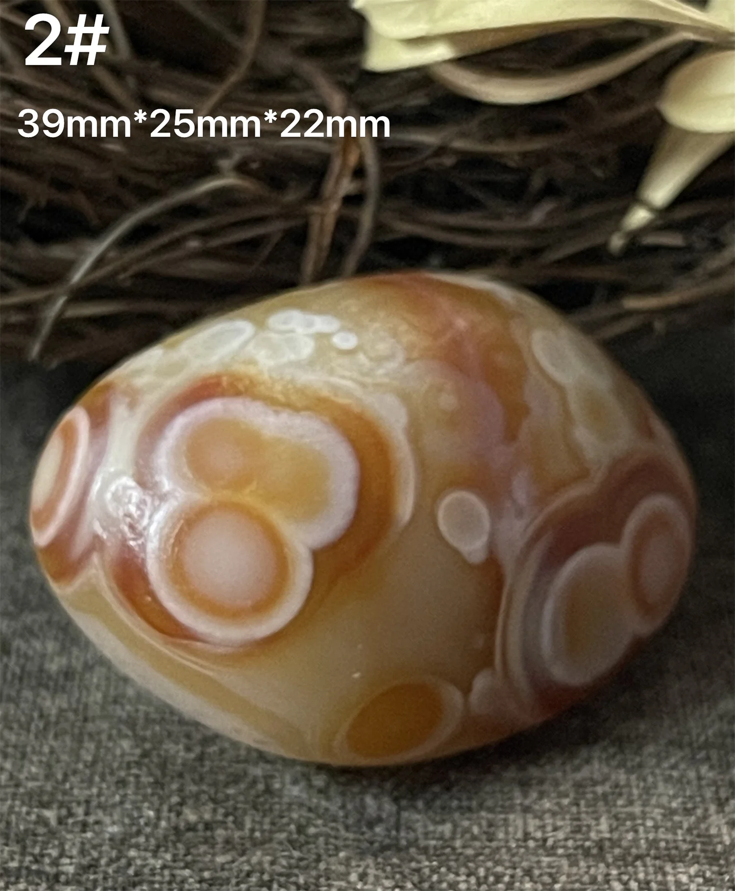1pcs/lot Multi-eyed Gobi Big Agate Wisdom Big Sky Eyeballs The world cherishes collectibles Miraculous strong energy amulet