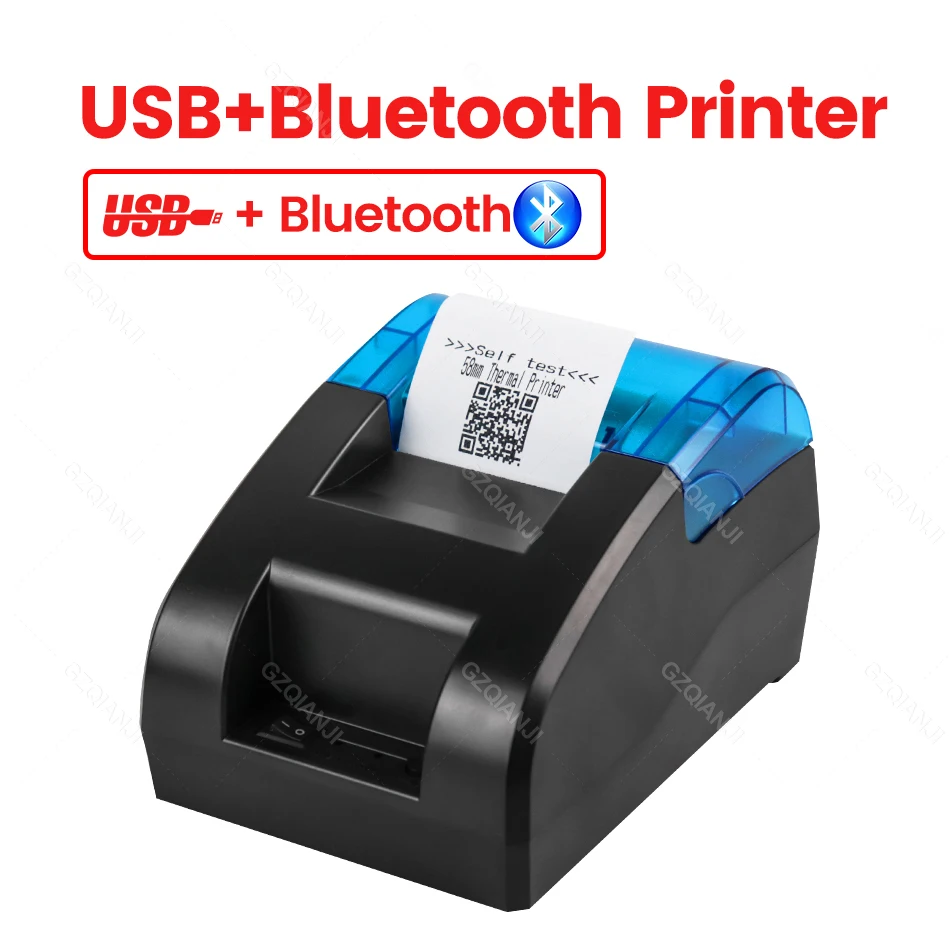 طابعة حرارية لاسلكية صغيرة تعمل بتقنية البلوتوث و...