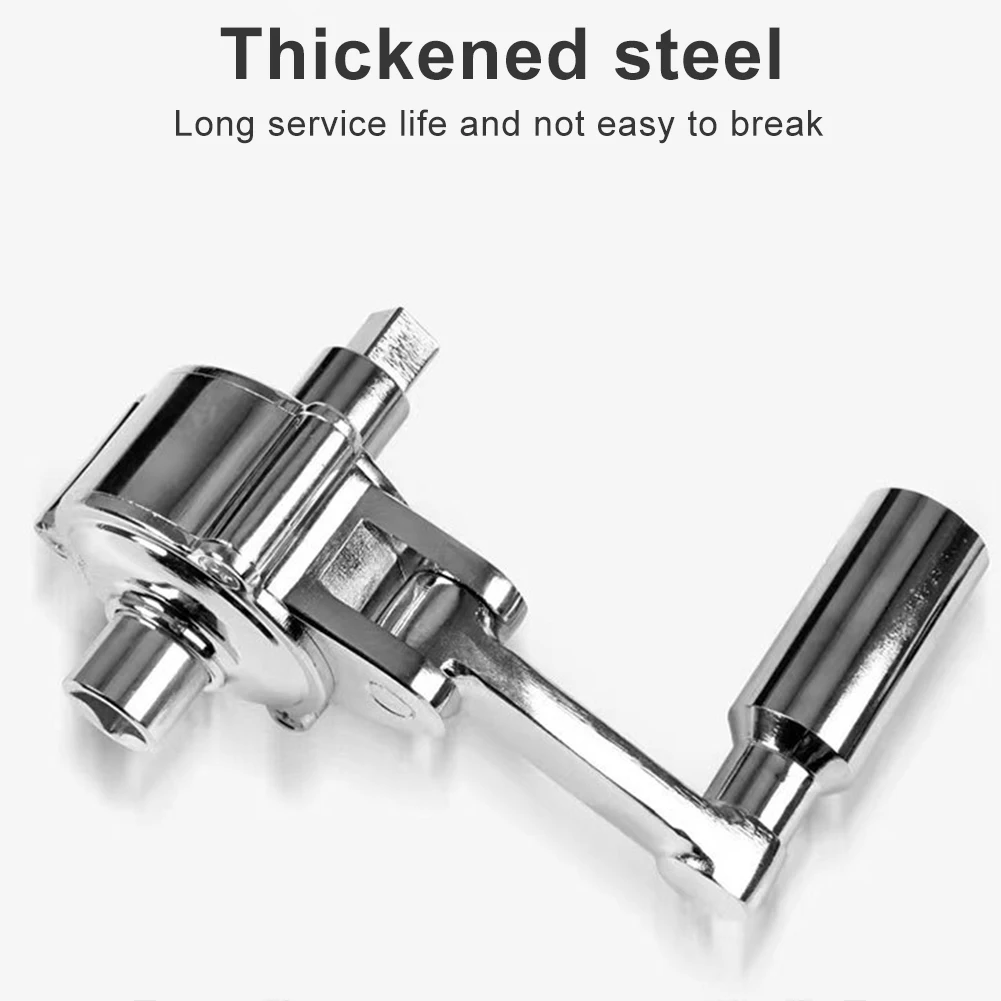 Chrome Vanadium Steel Torque Multiplier Wrench Set with 17mm/19mm/21mm Sockets Lug Nut Remover for Loosening Car Tire Lug Nuts