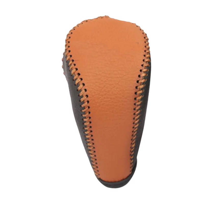 Genuine Leather for Volkswagen VW Tiguan L MK2-Car Gear Head Shift Knob Cover Gears Collars Car-styling