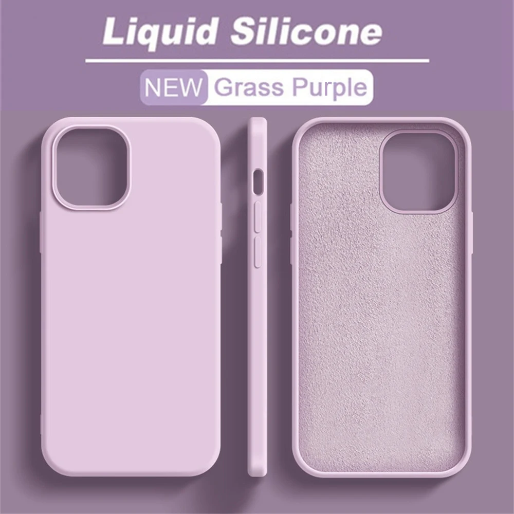Luxury Shockproof Liquid Silicone Phone Case - Premium Protection Cover