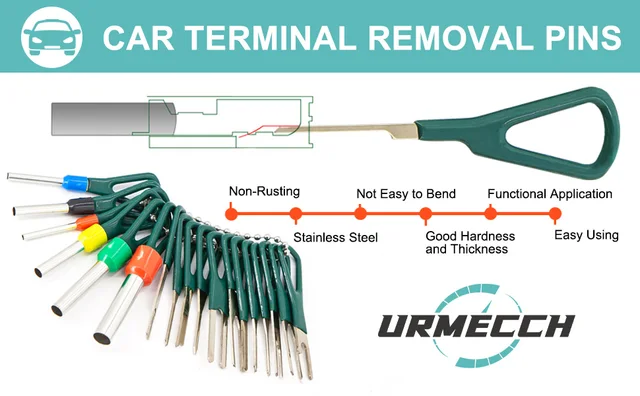 Auto Terminal Entfernung Tools Kit Elektrische Kabelbaum Crimp