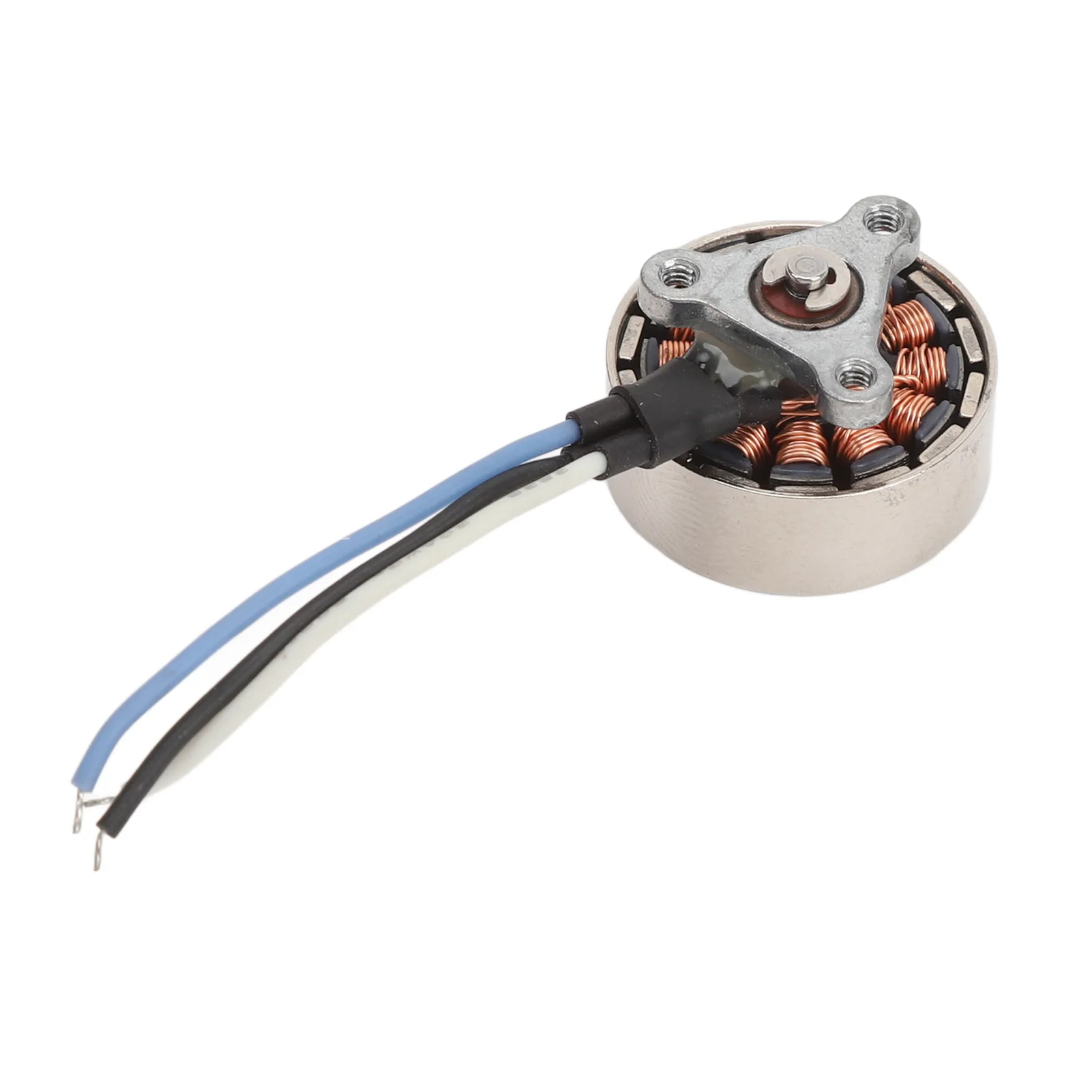 Moteur sans balais pour avion RC 4 axes - 3.7V 1503 en alliage d'aluminium, avec hélice montée sur l'arbre.