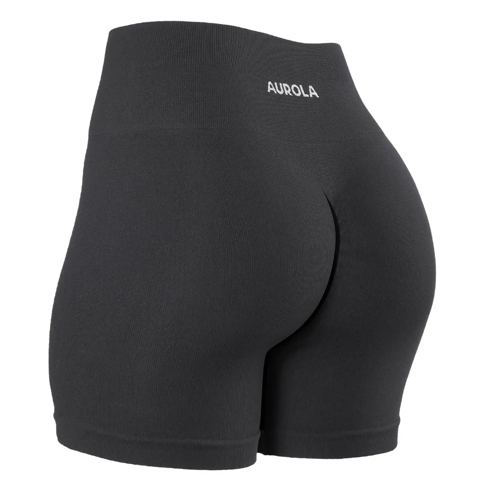 AUROLA Intensify Workout Shorts for Women Seamless Scrunch Short Gym Yoga Running Sport Active Exercise Fitness Shorts