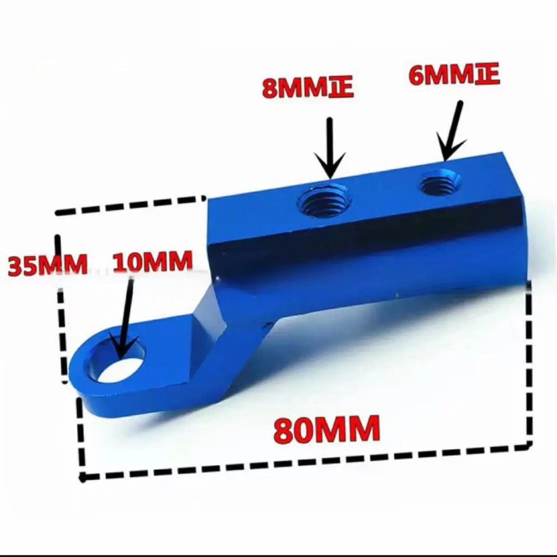 Aluminum Extender Bracket for Motorcycle Scooter ATV Rearview Mirror Mount Extension Fixing Spotlight Phone Holder