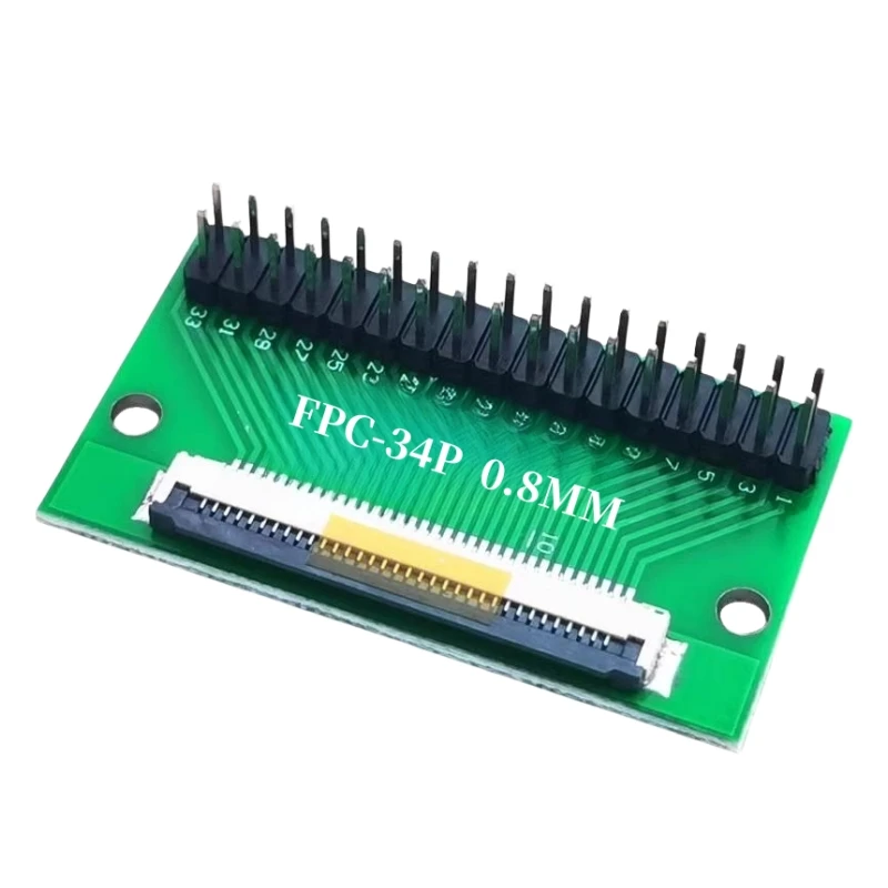 FPC-34P Adapter Board Welded 0.8 Pitch Seat Son Multifunctional Test Board Adapter Circuit Universal