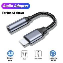 Premium 8 Pin to 3.5mm AUX Audio Connector Adapter (Adapter for iPhone)