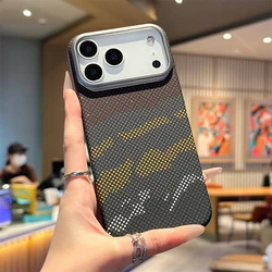 Vibrant Carbon Fiber Matte Phone Case - Ultra - Thin, Slim, Shockproof Hard Cover - iPhone 15 Plus (A10)
