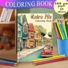 1pc, Retro coloring book, Teenagers coloring book, 30 different patterns, 100gsm thick paper, stress relief, birthday gift 1