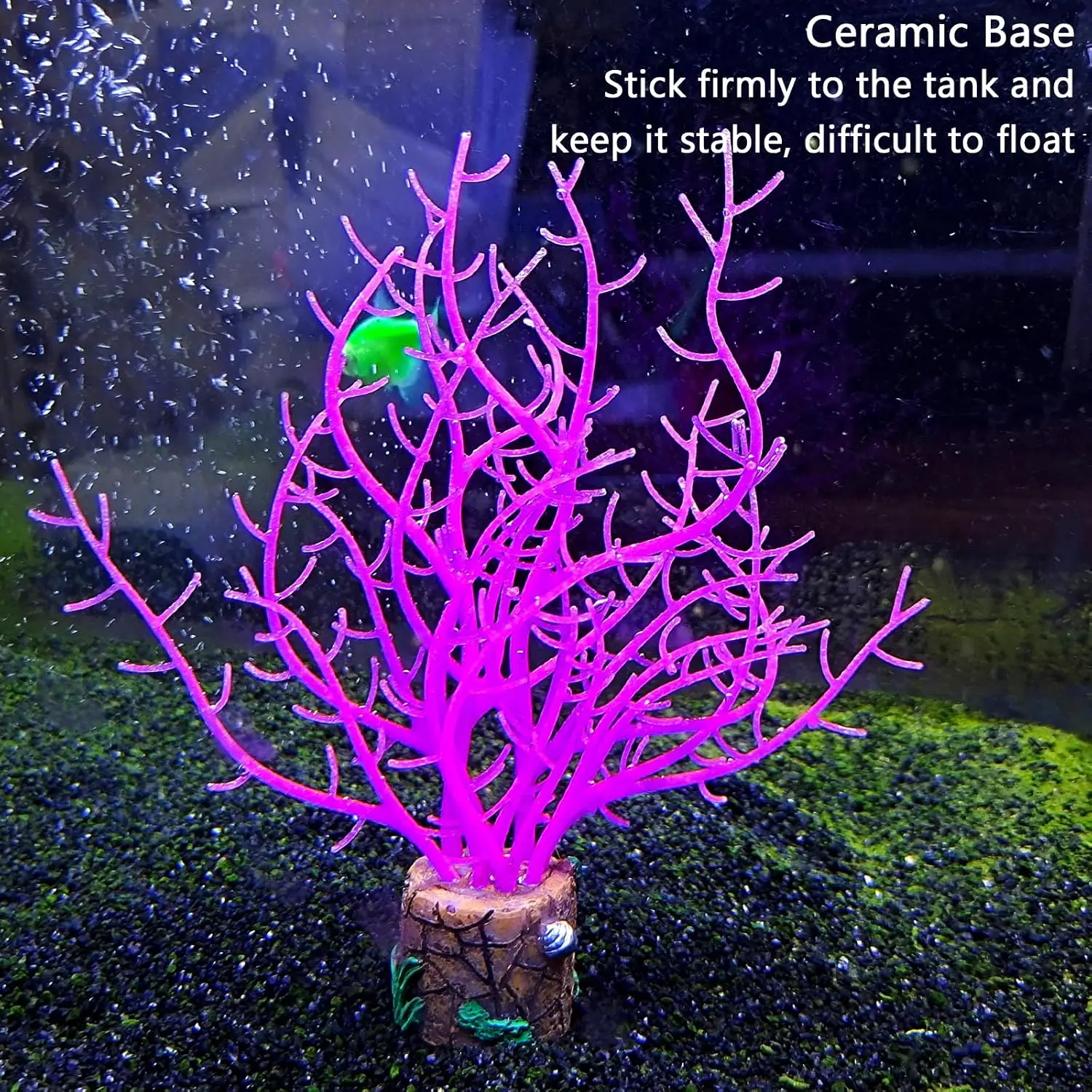 Luminous Silicone Sea Anemone Aquarium Decor Ornament