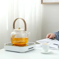 1000W Home Electric Ceramic Stove 8 Gear Tea/Coffee Electric Hot Plate Boiling Water Heater Smart Office Tea Making Machine 220V 2