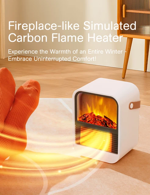 Fireplace Electric Heater Warm Blower Fan Portable Desktop Household Home  Heating Stove Radiator Flame Warmer Machine - AliExpress