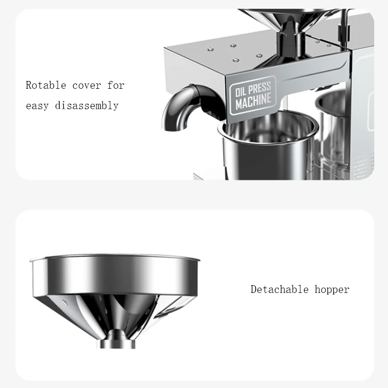 Oil Extraction Machine Cold Oil Press Machine Home Heat Olive Oil Extractor Sunflower Seeds Hydraulic Oil Extracting Machine 3