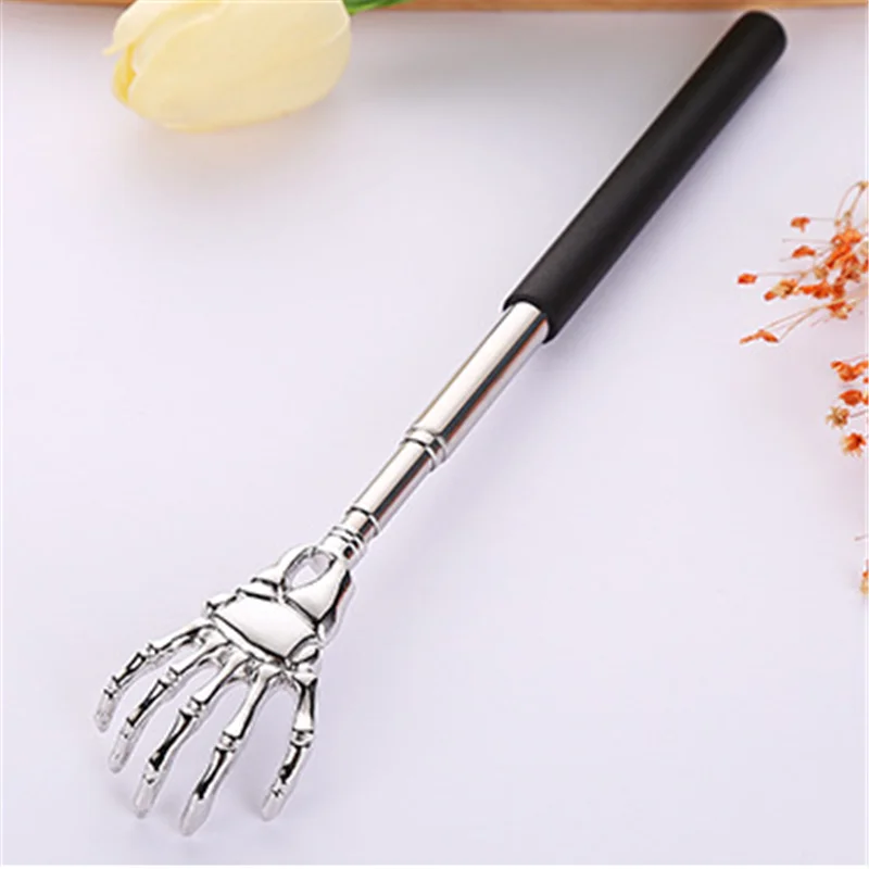 Telescopic Back Scratcher and Massager with Extendable Itching Relief