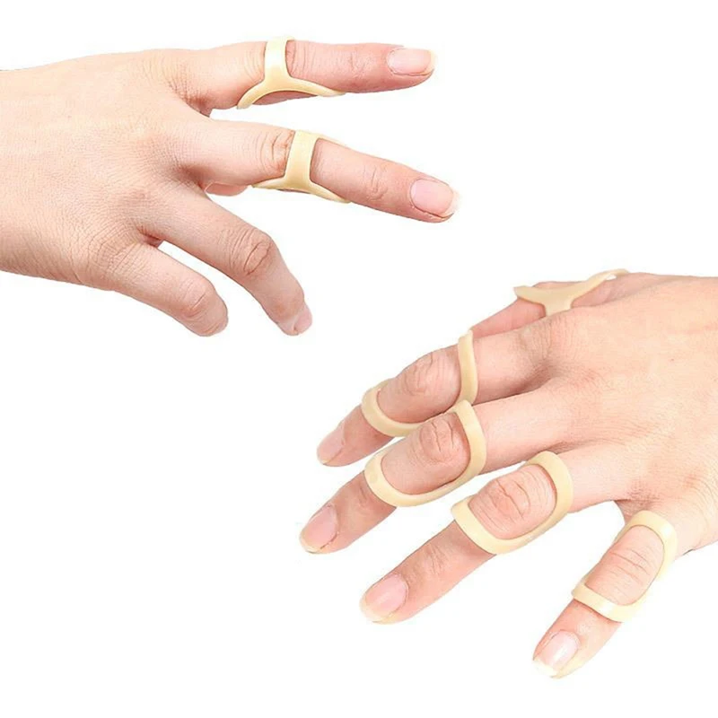 Finger Splint Fixed Ring Adjustable Broken Finger Joint Stabilizer Splint Bracket Protector