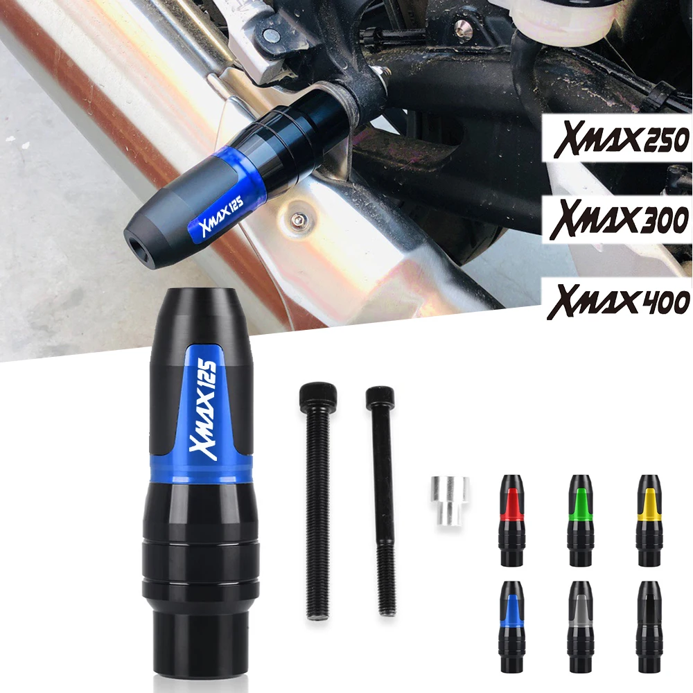Scooter Moto Telaio Scarico Slider Crash Protezione Caduta Crash Pad Per Yamaha Xmax X-Max 250 300 400 125 Xmax125 Xmax250