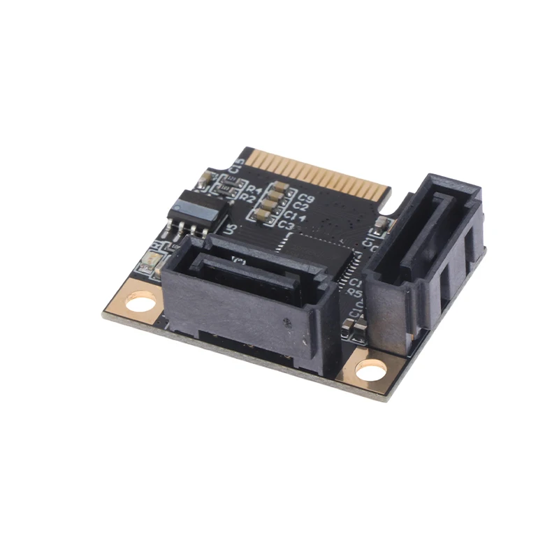 

Плата расширения ASM1061 Mini PCIE на SATA3.0, адаптер, конвертер, контроллер, усилитель SATA, 1 шт.