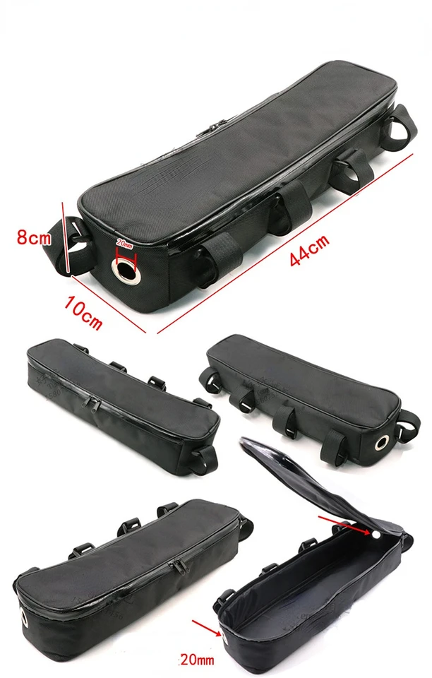 Sacoche De Rangement Pour Vélo électrique 37cm X 18cm X 11cm, Sac Pour Batterie Articulation Lon, Scooter, Accessoires De Cyclisme