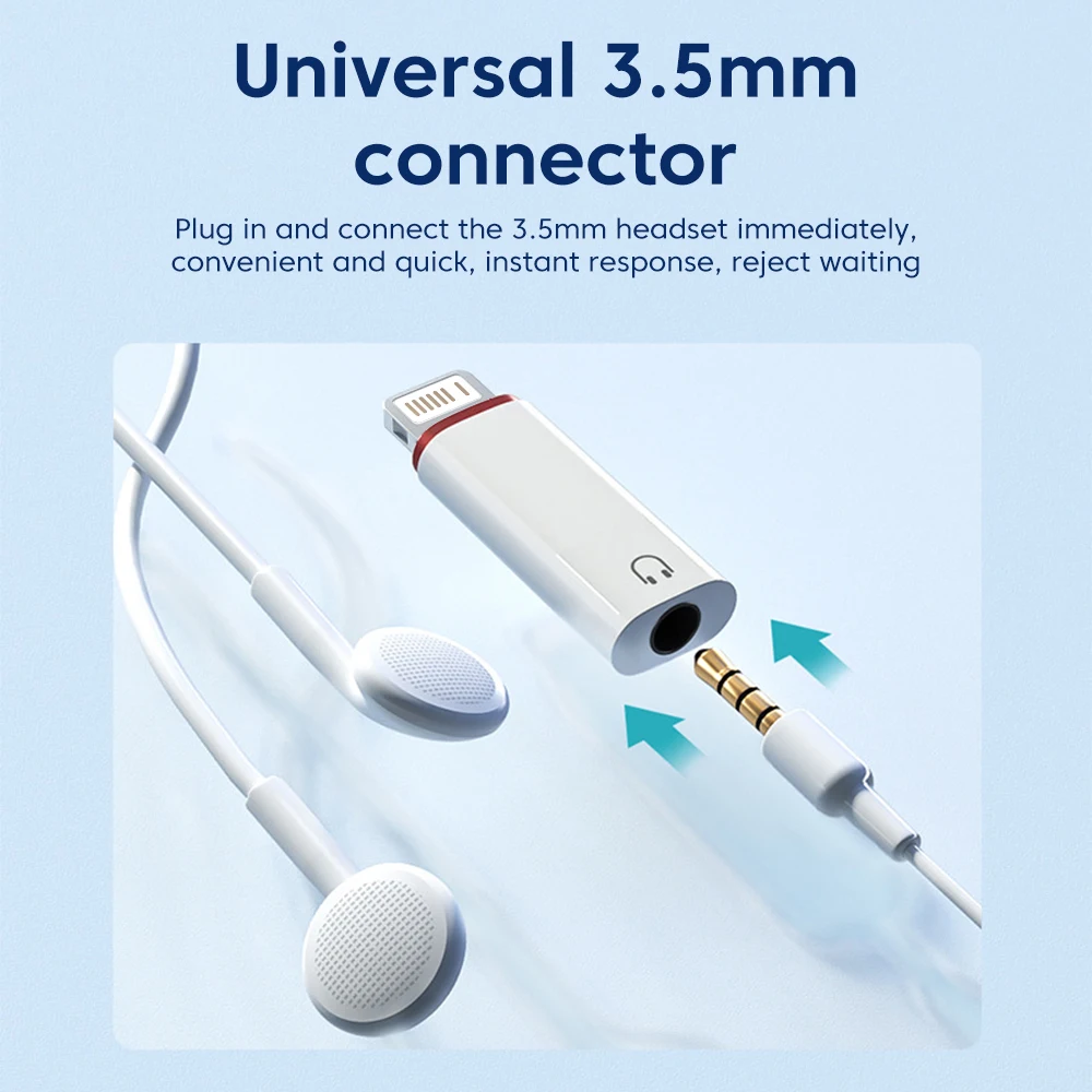 Type C To 3.5mm Adapter IOS To 3.5mm Jack AUX Audio For iPhone 14 13 Pro Max With Mic For Samsung Xiaomi Headphone Connector