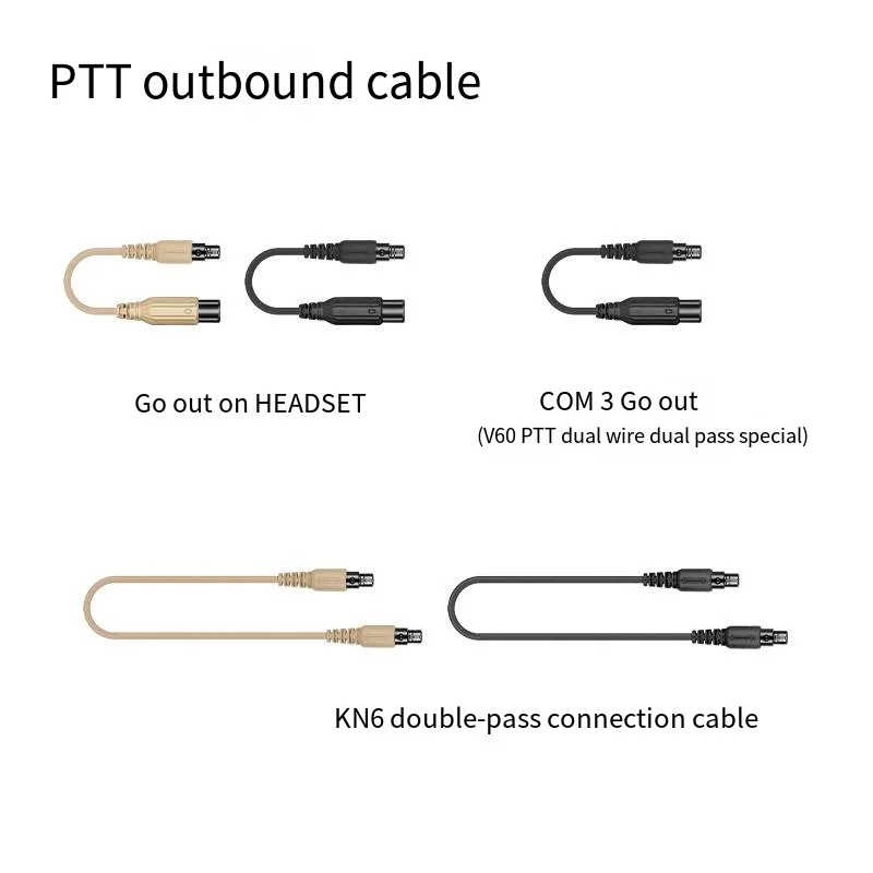 PTT Intercom KN6 Connects To The Data Conversion Cable V20 V60 DUAL