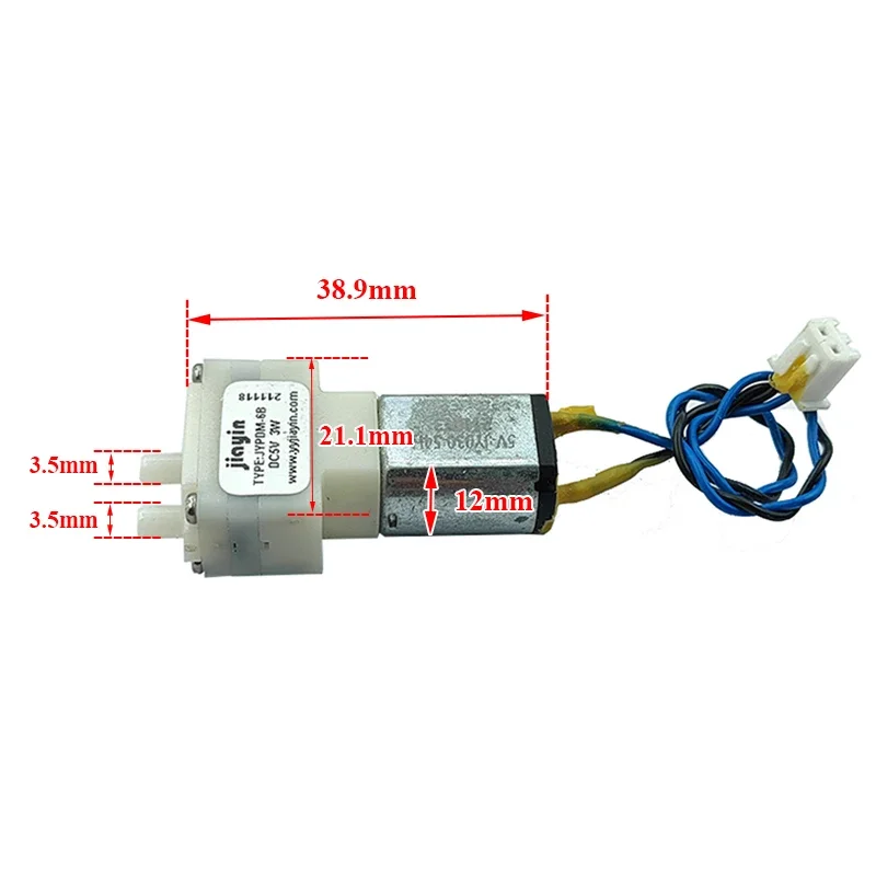 JYPDM-6B 미니 030 모터 워터 펌프 DC 5V 6V 마이크로 다이어프램 자흡식 흡입 펌프 DIY 스위퍼 로봇용