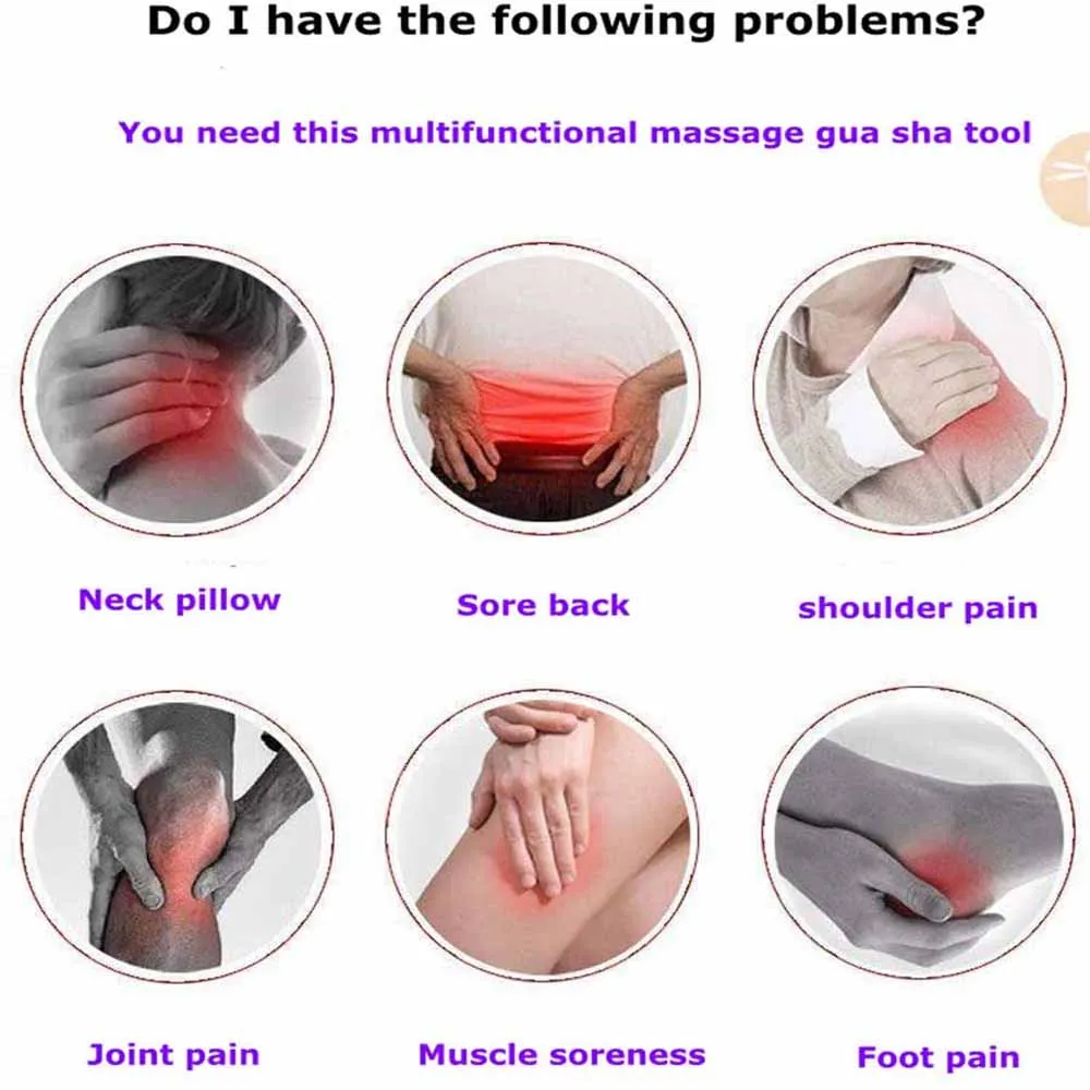 Wooden Trigger Point Massage Gua Sha Tool