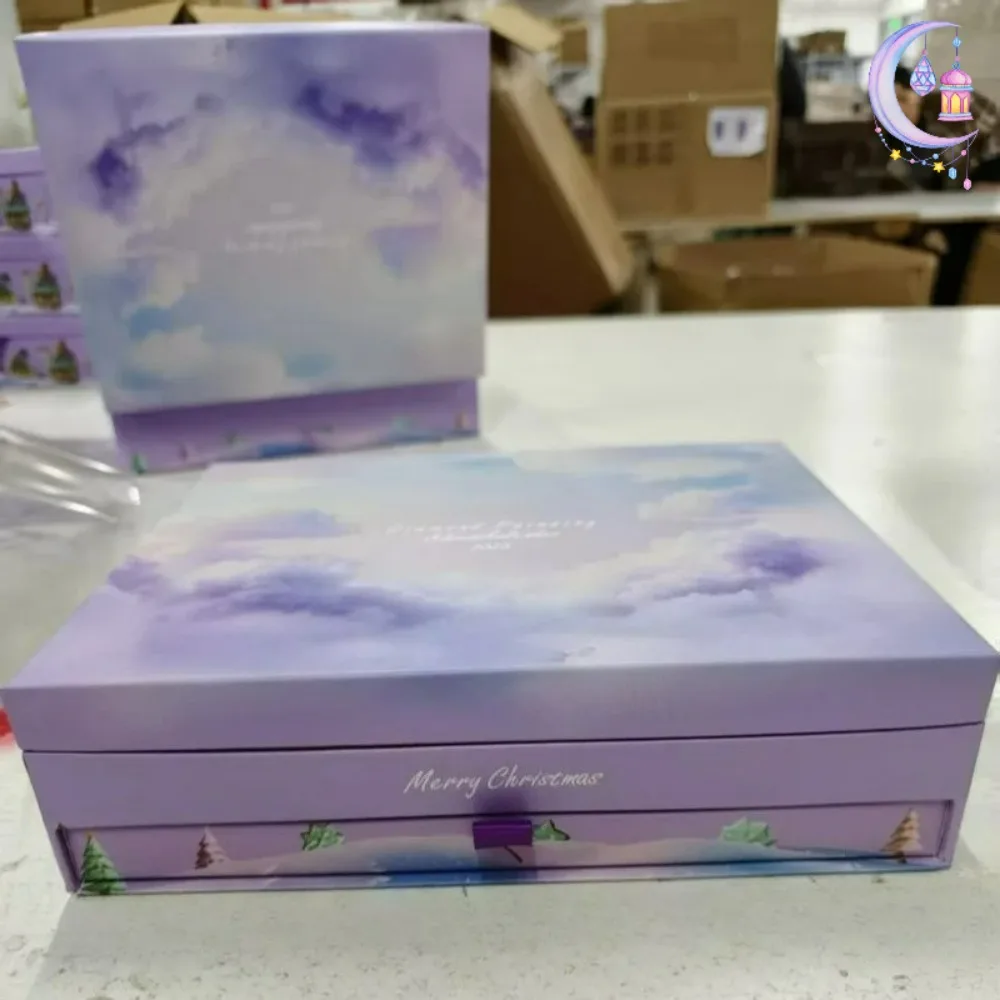 Christmas Advent Calendar Boxes DIY Craft Kit Diamond Painting to Fill 24-Day Christmas Countdown Calendar Christmas Gift Box