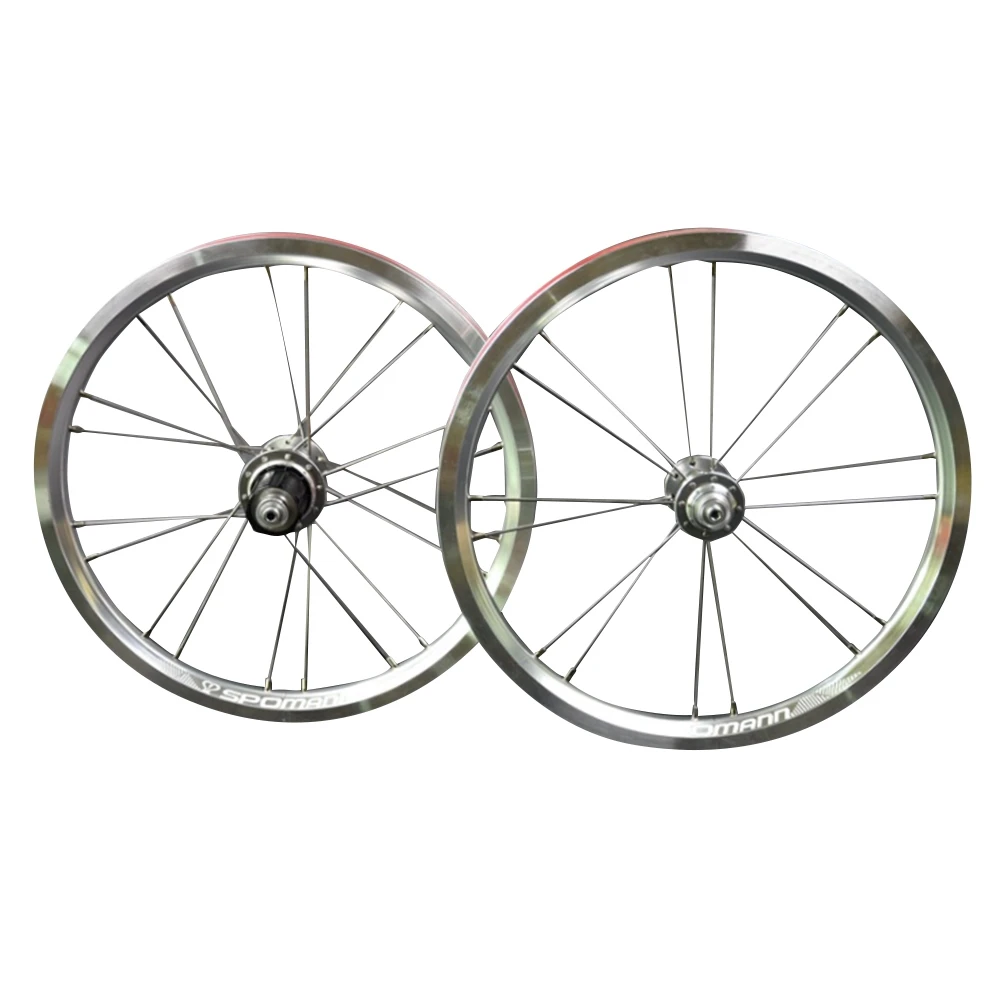 

Складной велосипед SPOMANN, 16 дюймов, 74/130 дюйма, с V-тормозом и переменной скоростью, BMX, передние, две, задние, четыре колеса, 11 скоростей, серебристый