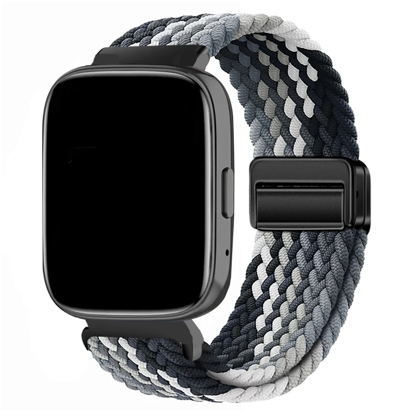 Braided Nylon Solo Loop Band with Magnetic Buckle
