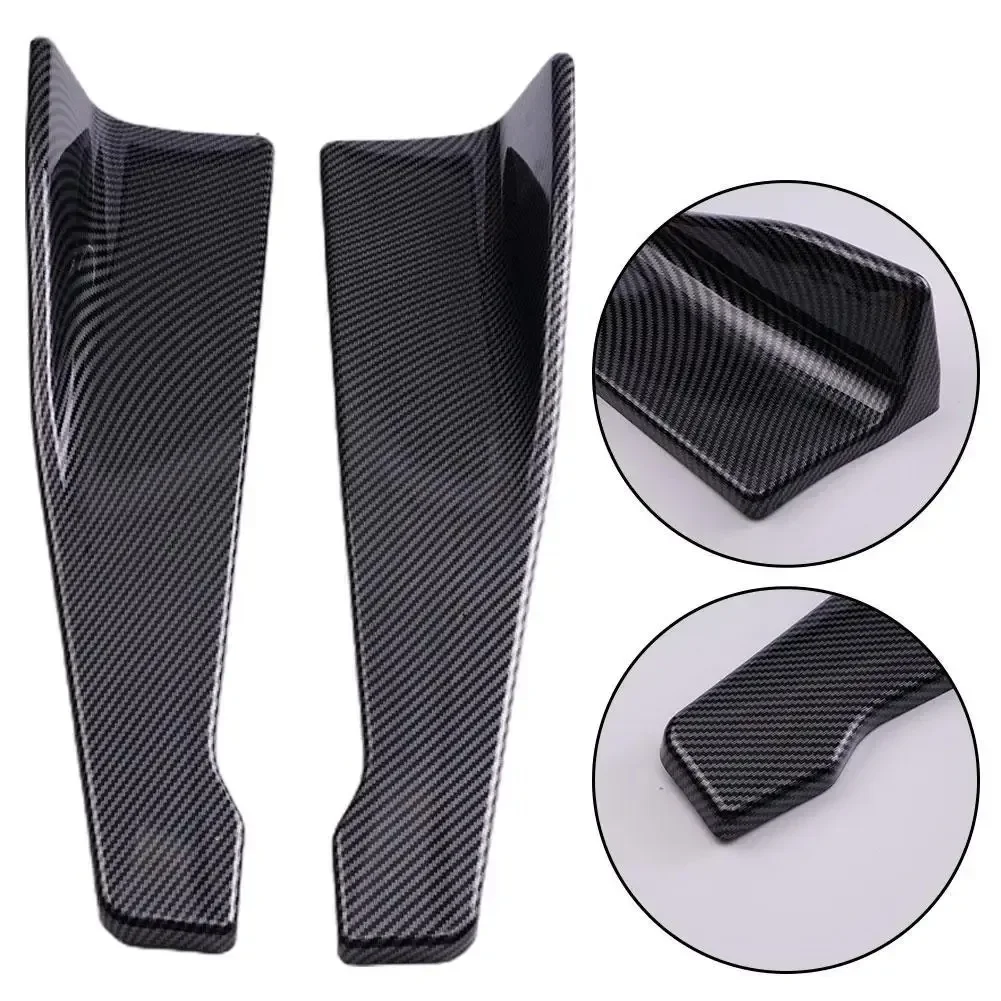 Universal Car Front Rear Bumper Strip Lip Spoiler Diffuser Splitter Scratch Protector For Audi BMW HONDA Toyota 2pcs 48CM Length
