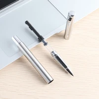 Luxury Metal Fountain Pen 0.38/0.8/1.3mm Curved Nib Student Writing Pen School Art Exercise Signature Supplies Office Stationery 2