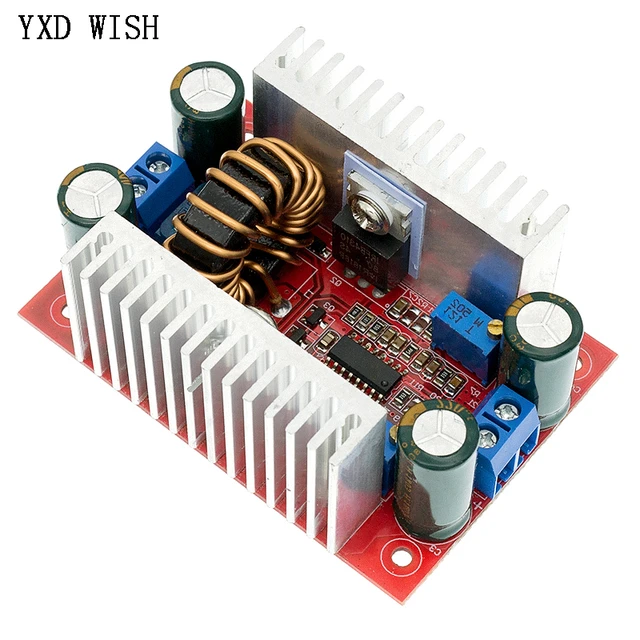 400W DC-DC Step-up Boost Converter DC 8.5-50V to 10-60V 15A