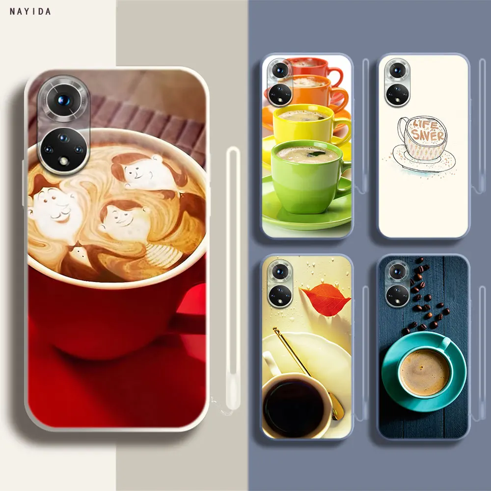 

Phone Case For Iphone 15 14 13 11 12 Mini Pro Soft Silicone TPU New Cover Coffe Break