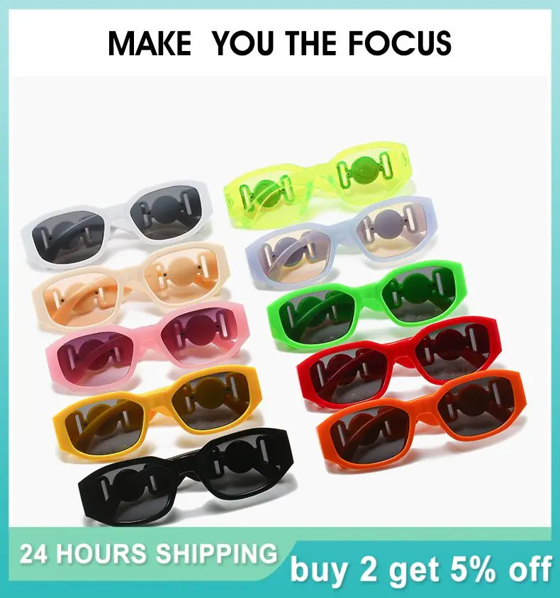 

Солнцезащитные очки Мужские, в многоугольной оправе, 10 видов стилей, со степенью защиты UV400