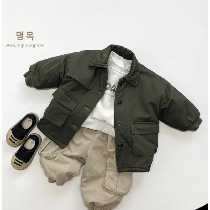 Girls' Winter Coat - Cozy Cotton Jacket
