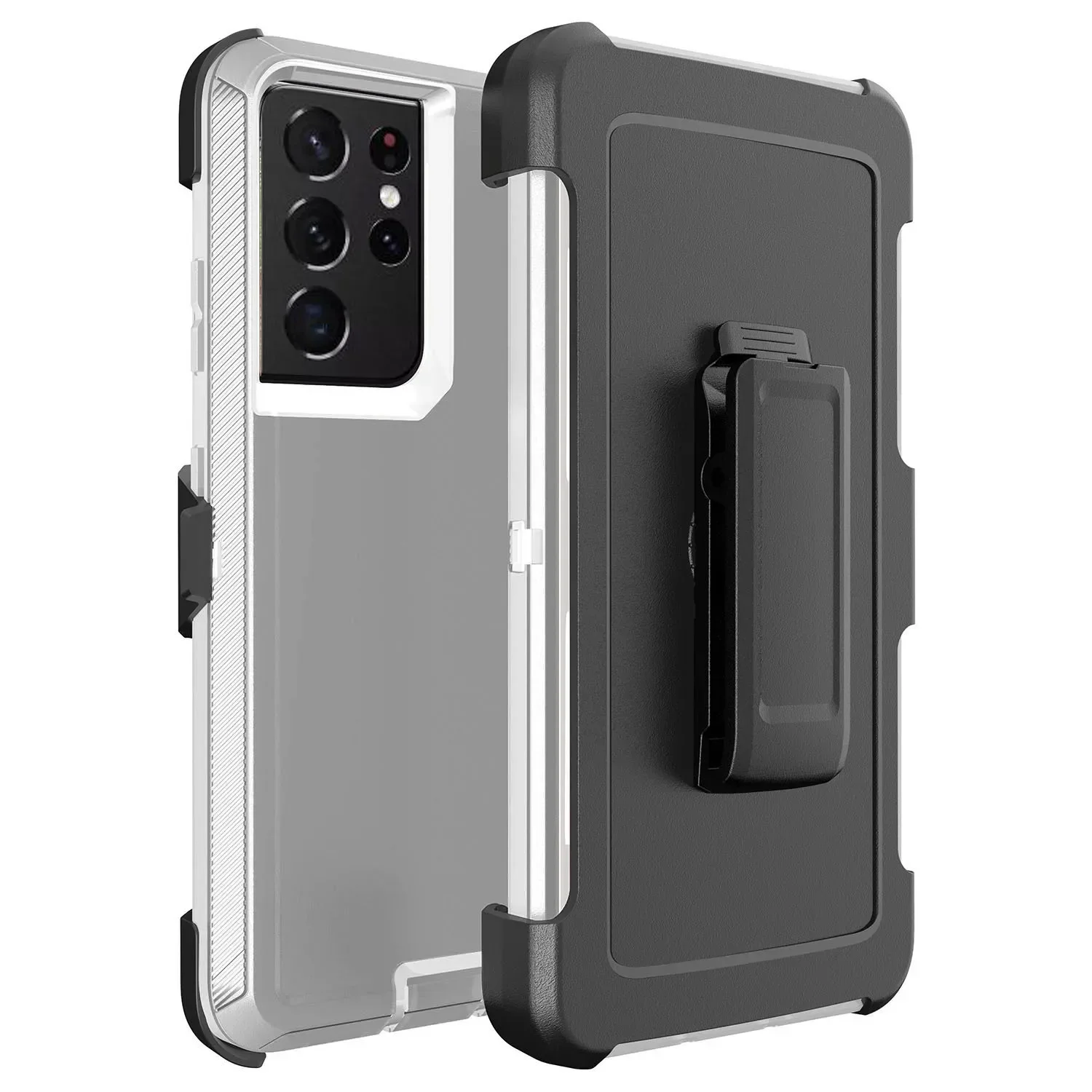 Heavy Duty Rugged Defender Armor Case with Belt Clip and Anti-Drop Protection