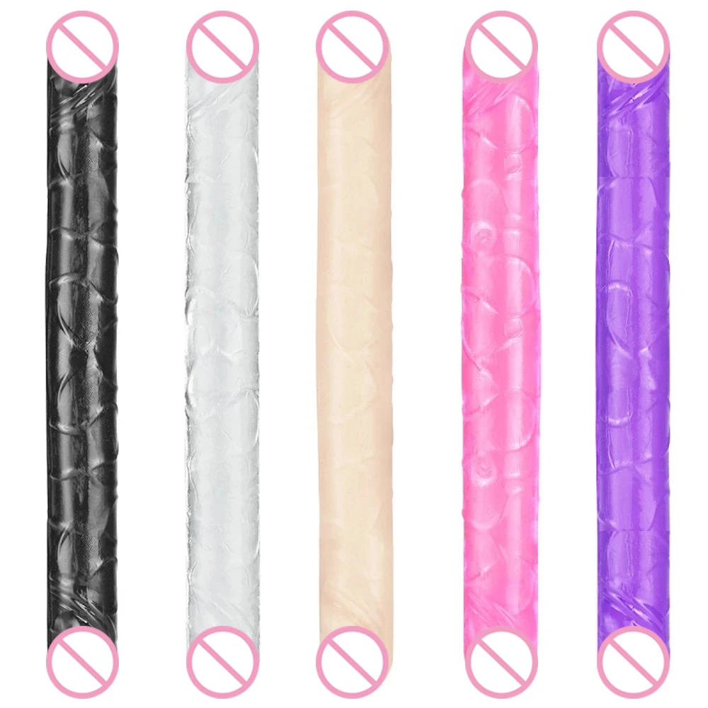 Big-Double-Head-Dildo-Long-Jelly-Realistic-Dildo-Double-Ended-Dildo ...