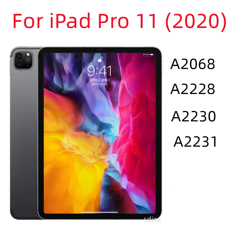 Protecteur d'écran en verre pour tablette, film HD pour iPad Pro 11 2018 2020 2021 Guatemala A2459 A2460 A1980 A1934 A1979 A2228 A2230 A2231